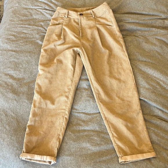 Corduroy Khaki Pants - Picture 1 of 3